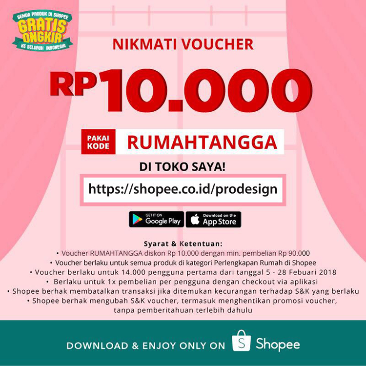 Voucher Shopee RUMAHTANGGA